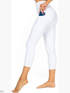 High Waisted Leggings with Pockets for Yoga Running Workout Athletic Pants